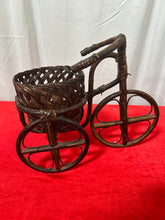 Load image into Gallery viewer, wicker tricycle plant pot
