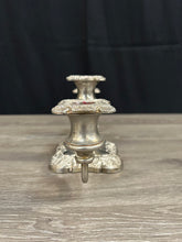 Load image into Gallery viewer, Silver 3 tier candle holder
