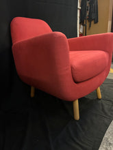 Load image into Gallery viewer, Red Occasional Armchair
