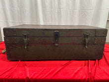 Load image into Gallery viewer, Antique-style wooden trunk
