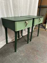 Load image into Gallery viewer, Vintage style bedside tables
