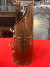Load image into Gallery viewer, Antique copper &amp; brass coal scuttle
