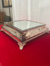 Load image into Gallery viewer, Art deco plateau mirrored wedding cake stand
