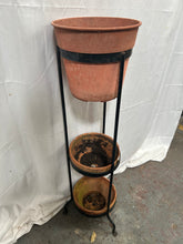 Load image into Gallery viewer, 3 tier iron plant stand
