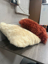 Load image into Gallery viewer, Real sheepskin cushions
