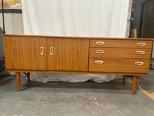 Load image into Gallery viewer, vintage mid-century retro teak Schreiber sideboard

