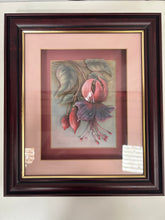Load image into Gallery viewer, Decoupage floral framed wall art
