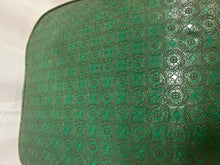 Load image into Gallery viewer, vintage mid-century green vinyl/faux leather footstool
