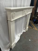 Load image into Gallery viewer, Wooden fireplace mantle

