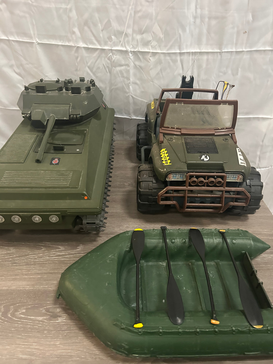 vintage Action man vehicle collection