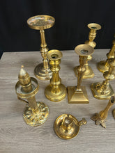 Load image into Gallery viewer, Brass Candle Holders
