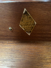 Load image into Gallery viewer, Vintage wood bros old charm carved oak side tables
