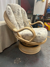 Load image into Gallery viewer, Dresser natural deluxe conservatory swivel cane rocking chair
