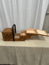 Load image into Gallery viewer, cantilever-style accordion sewing &amp; craft box
