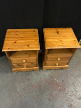 Load image into Gallery viewer, Pine Bedside Tables

