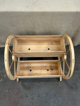 Load image into Gallery viewer, Wooden wagon flowerbeds
