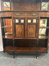 Load image into Gallery viewer, antique Victorian inlaid chiffonier
