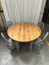 Load image into Gallery viewer, Drop leave dining table &amp; chairs

