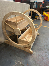 Load image into Gallery viewer, Wooden wagon flowerbeds
