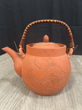 Load image into Gallery viewer, Vintage Japanese terracotta tea pot
