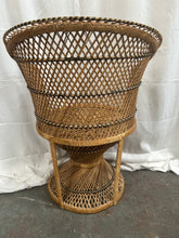 Load image into Gallery viewer, Vintage boho bamboo kids peacock chair
