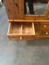 Load image into Gallery viewer, Large pine wardrobe
