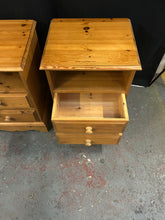 Load image into Gallery viewer, Pine Bedside Tables
