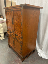 Load image into Gallery viewer, vintage armoire chest cabinet
