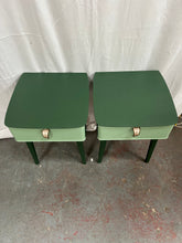 Load image into Gallery viewer, Vintage style bedside tables
