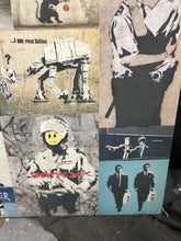 Load image into Gallery viewer, Canvas collage of banksy
