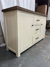 Load image into Gallery viewer, white reclaimed pine sideboard
