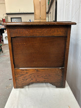 Load image into Gallery viewer, Antique Oak Bedding Box
