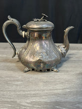 Load image into Gallery viewer, Antique Silver Plated Kettle
