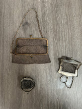 Load image into Gallery viewer, Vintage German Silver Mesh Purses
