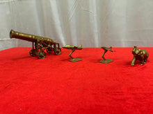 Load image into Gallery viewer, Small collection of brass figurines
