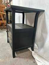 Load image into Gallery viewer, Black Chinoiserie side table

