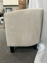 Load image into Gallery viewer, Suede tub chair
