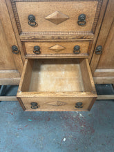 Load image into Gallery viewer, Danish brutalist oak sideboard

