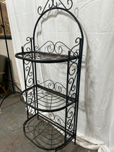 Load image into Gallery viewer, 3 tier iron plant stand

