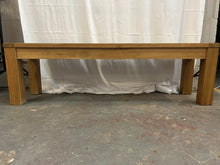 Load image into Gallery viewer, Solid oak hallway bench
