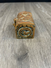 Load image into Gallery viewer, Cast metal miniature decorative chest
