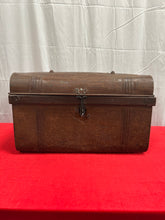 Load image into Gallery viewer, vintage metal trunk
