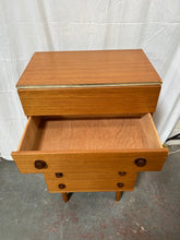 Load image into Gallery viewer, Mid-century teak chest of drawers
