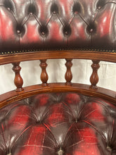 Load image into Gallery viewer, Antique Chesterfield swivel desk chair
