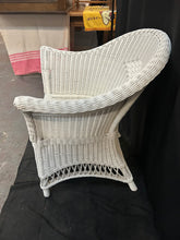 Load image into Gallery viewer, White Ratan Wicker Chair
