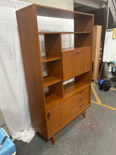 Load image into Gallery viewer, Vintage 1960's Schreiber teak high sideboard
