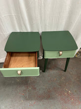 Load image into Gallery viewer, Vintage style bedside tables
