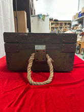 Load image into Gallery viewer, Antique-style wooden trunk
