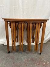 Load image into Gallery viewer, Mid-century vintage teak nest of tables
