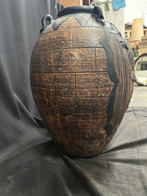 Load image into Gallery viewer, Vintage Chinese dragon terracotta floor vase

